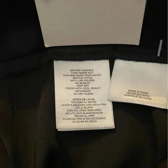 Anne Klein black high rise wide leg pants sz 14 - Picture 3 of 11